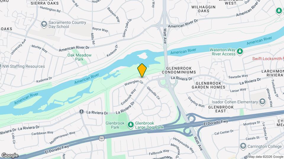 153 Waterglen Cir Map and Location Details