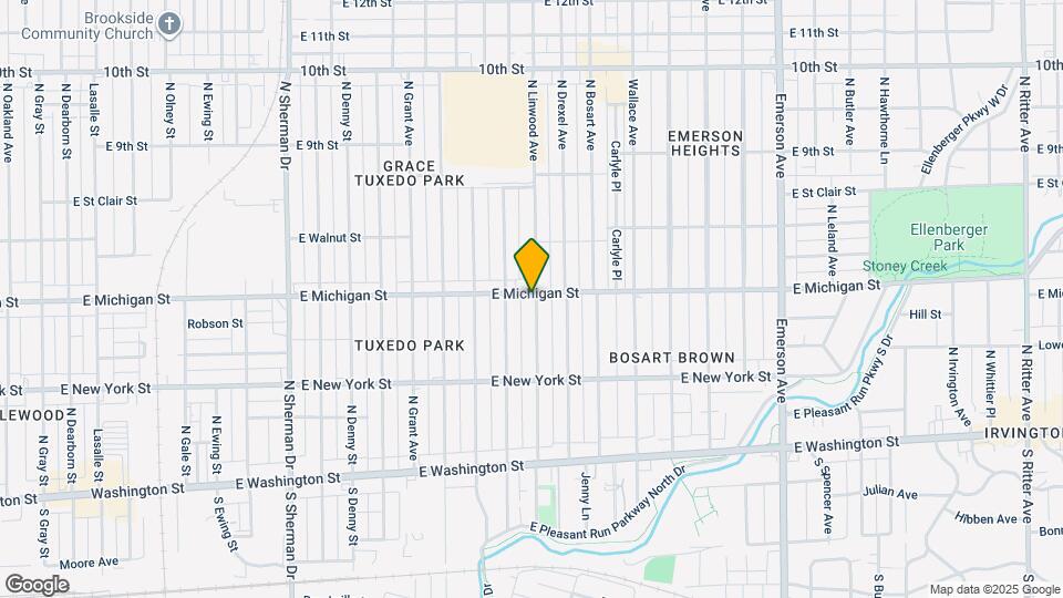 448 N Linwood Ave Map and Location Details