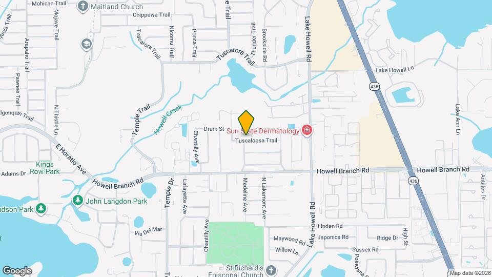 2513 Tuscaloosa Trail Map and Location Details