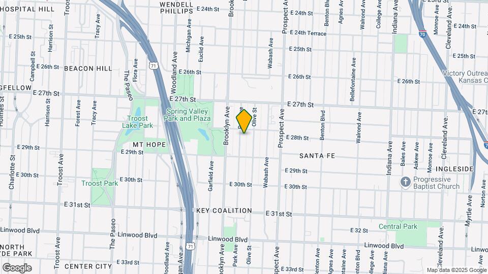 2815 Park Ave Map and Location Details