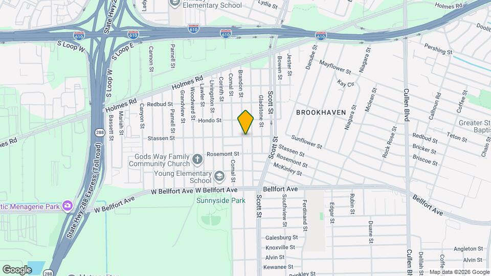 3700 Stassen St Map and Location Details