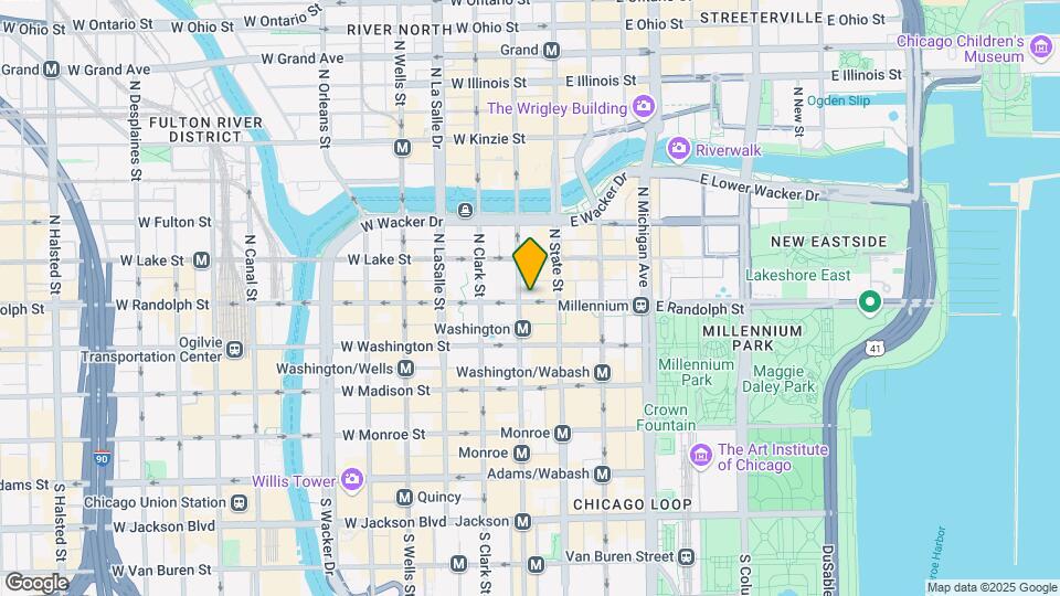 38 W Randolph St Map and Location Details