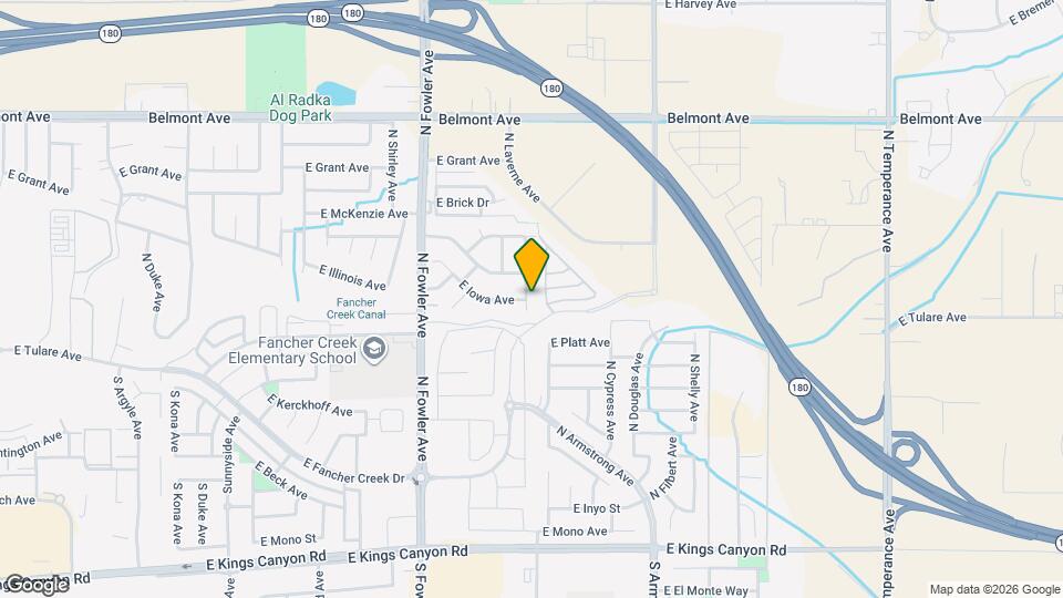 538 N Burgan Ave Map and Location Details