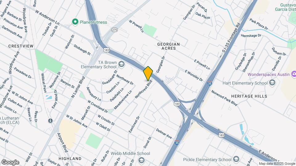 7800 Northcrest Blvd Map and Location Details