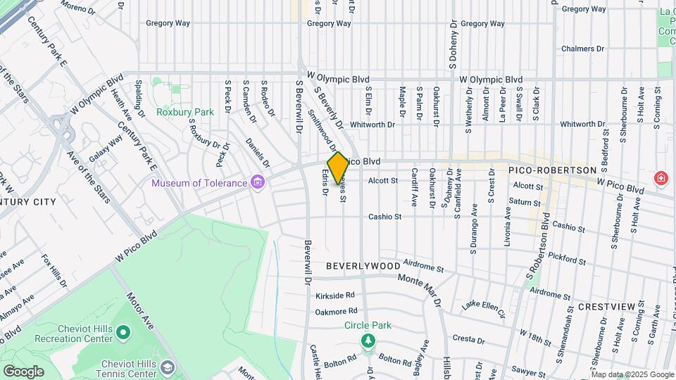 1445 Reeves St, Unit #111 Map and Location Details