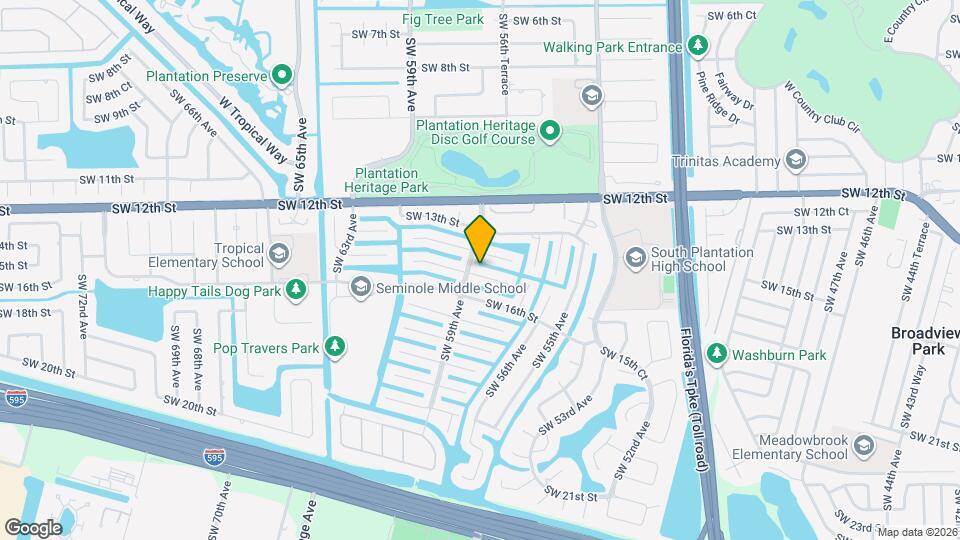 5861 SW 15th St Map and Location Details