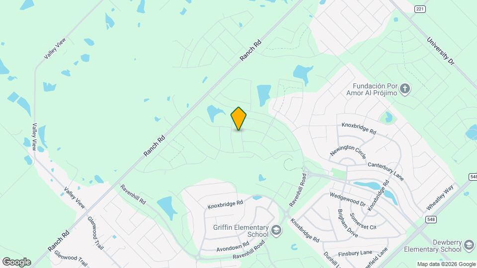 2122 Mossfield Ln Map and Location Details