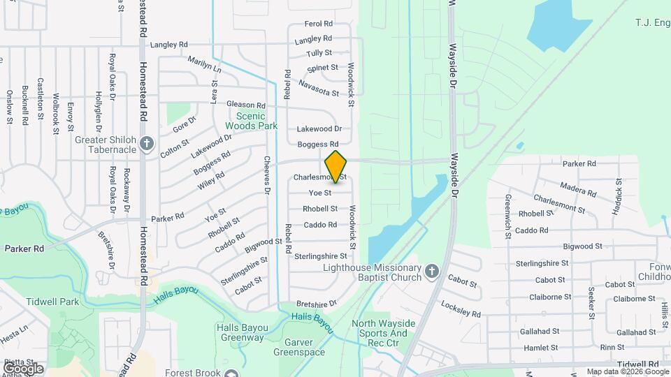 7717 Yoe St Map and Location Details