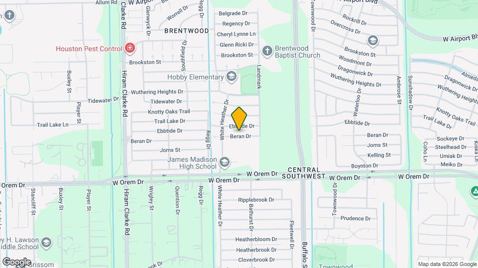 3902 Beran Dr Map and Location Details