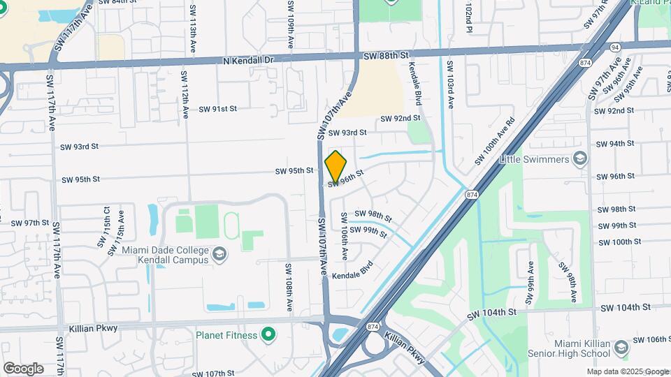 10640 SW 96th St Map and Location Details