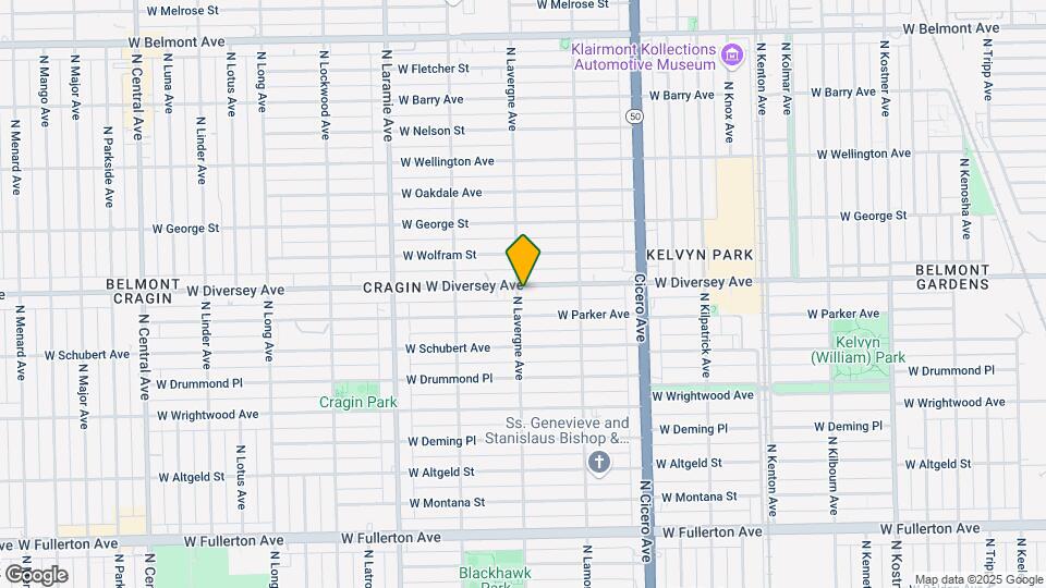 4959 W Diversey Ave-Unit -B Map and Location Details