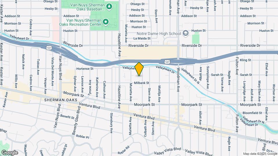 4521 Colbath Ave Map and Location Details