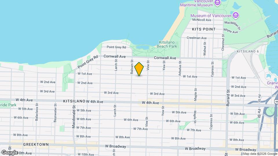 2350 W 1st Ave Map and Location Details