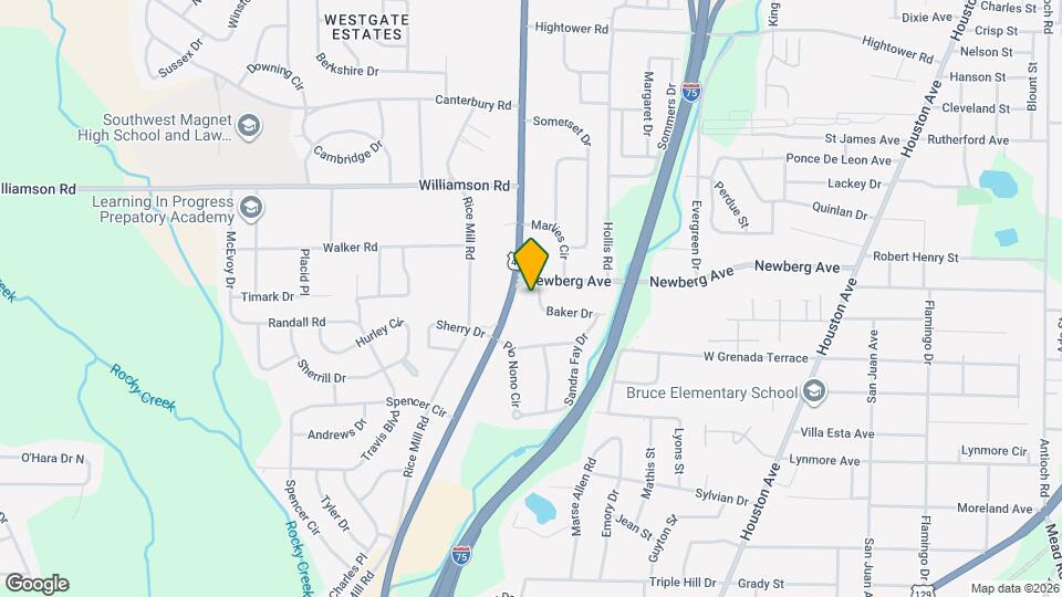 1282 Baker Dr Map and Location Details