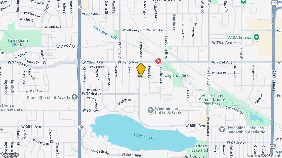 7070 Utica St Map and Location Details