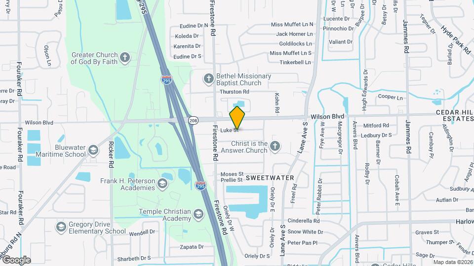 7112 Luke St Map and Location Details