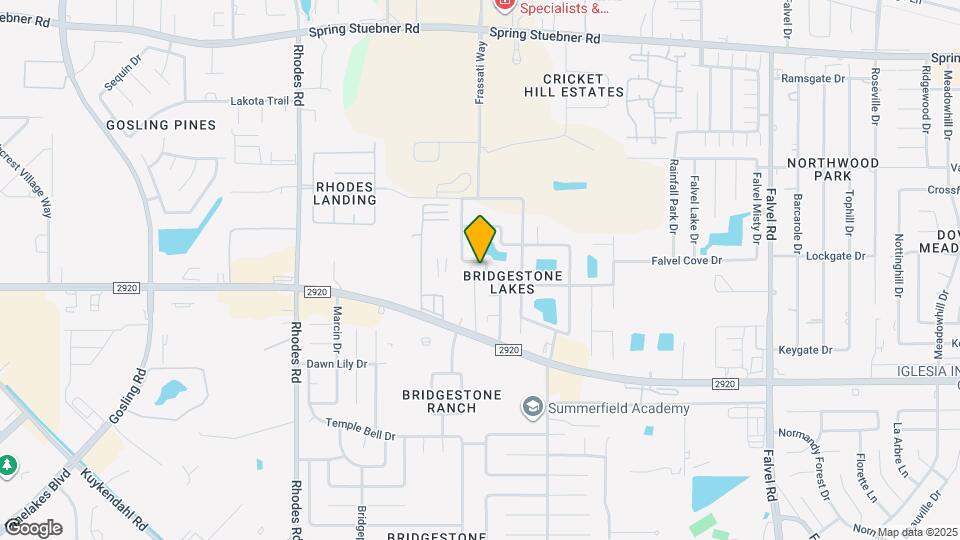 22211 Bridgestone Trails Dr Map and Location Details