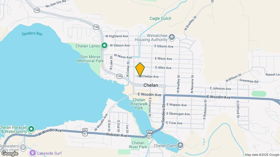 118 E Chelan Ave Map and Location Details
