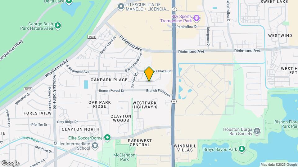 14710 Branchwest Dr Map and Location Details