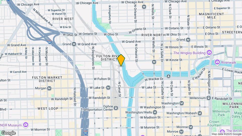 345 N Canal St Map and Location Details