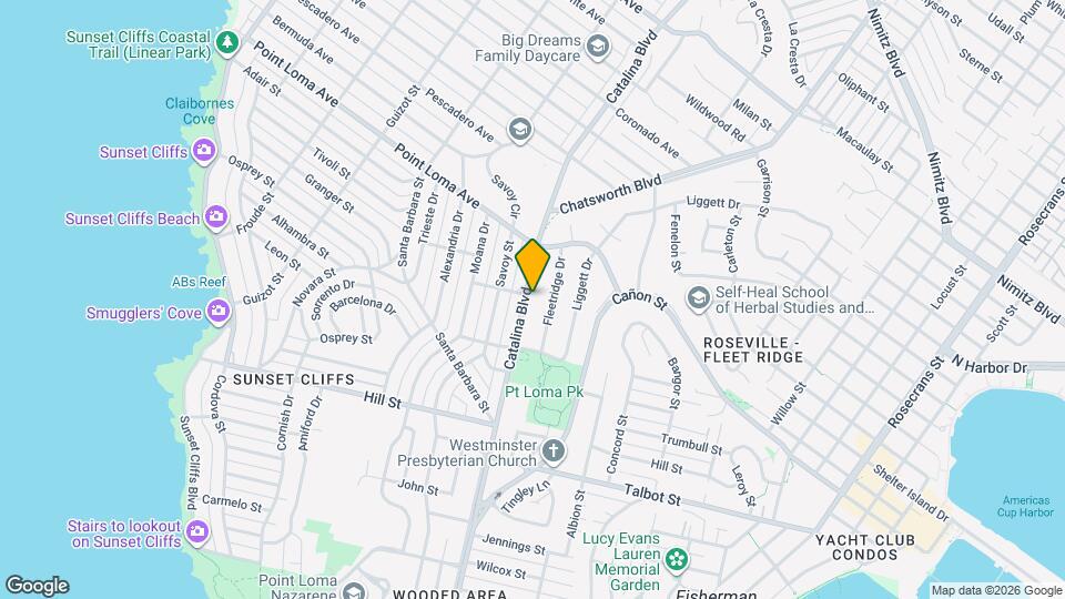 1165 Catalina Blvd Map and Location Details