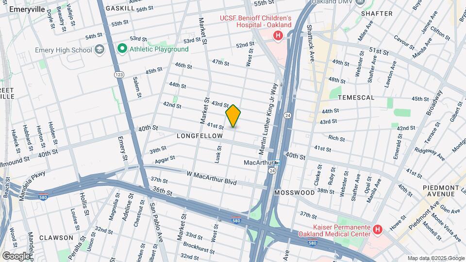 981 41st St Map and Location Details