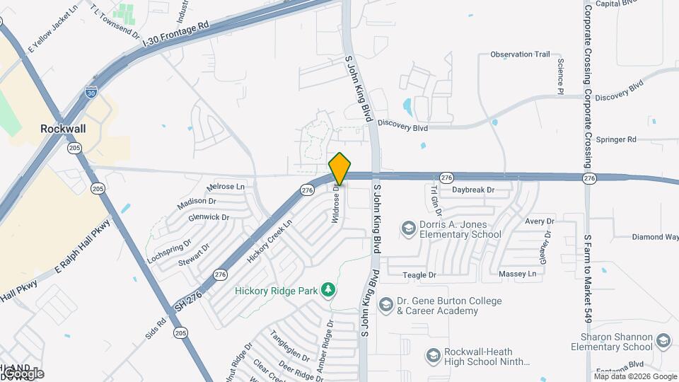 1837 Wildrose Dr Map and Location Details