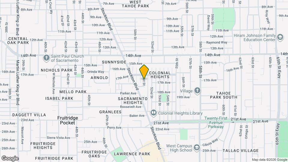 4200 51st St Map and Location Details