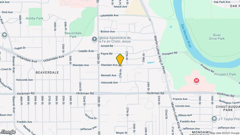 2722 Sheridan Ave Map and Location Details