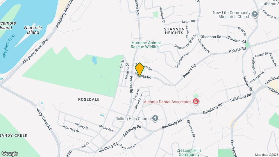 5728 Brinley Dr Map and Location Details