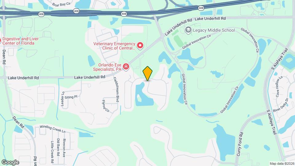 342 Fern Lake Dr Map and Location Details