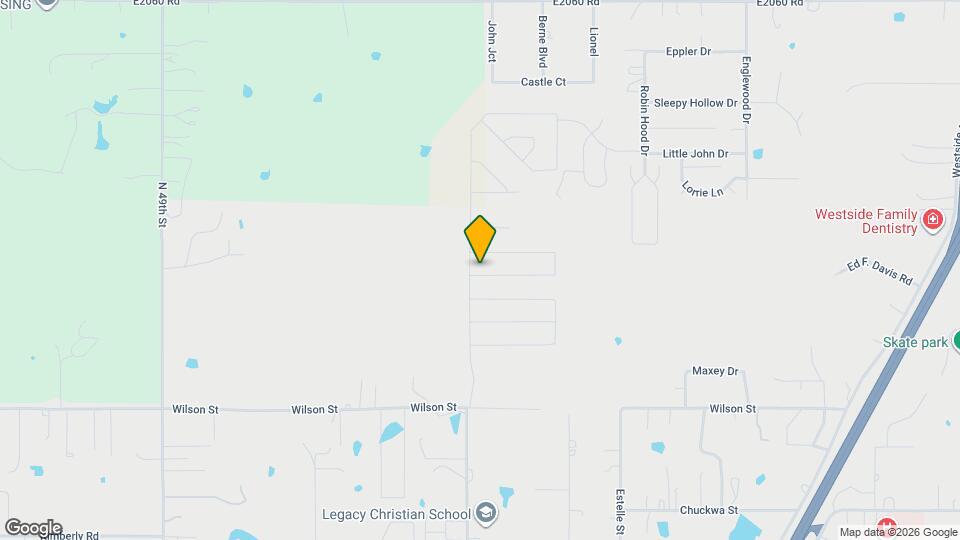 3616 Rock Bluff Dr Map and Location Details