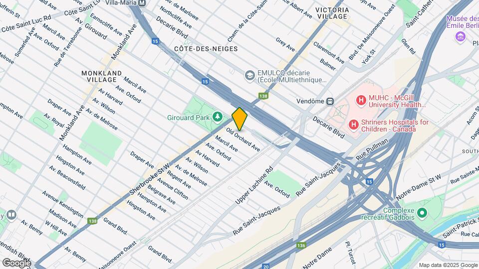 2233 Old Orchard Av Map and Location Details
