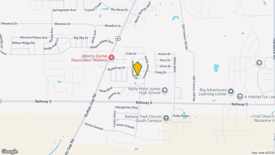 7725 John Carroll Dr Map and Location Details