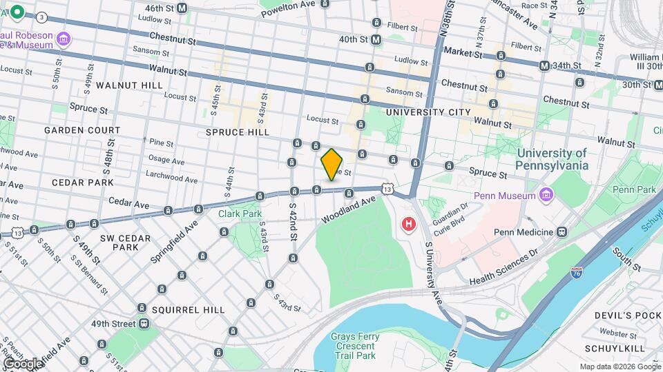 4037 Baltimore Ave Map and Location Details
