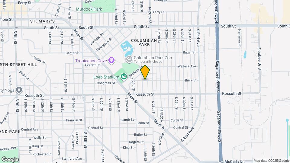 601 Park Ave Map and Location Details