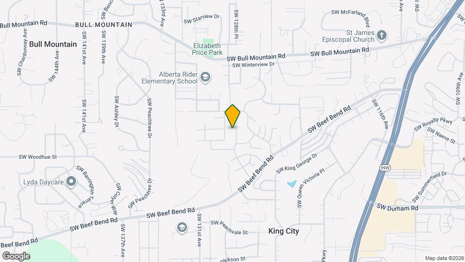 15355 SW Greenfield Dr Map and Location Details