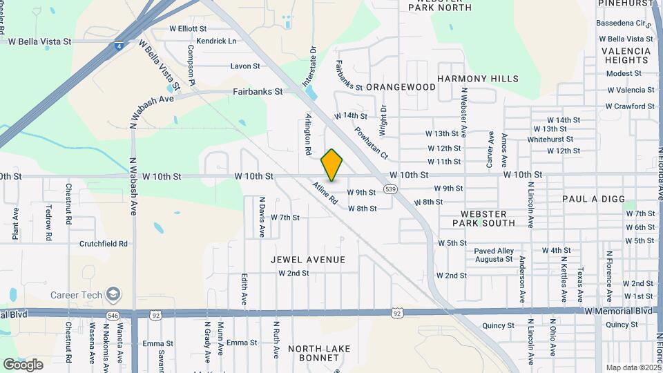 1403 W 9th St Map and Location Details