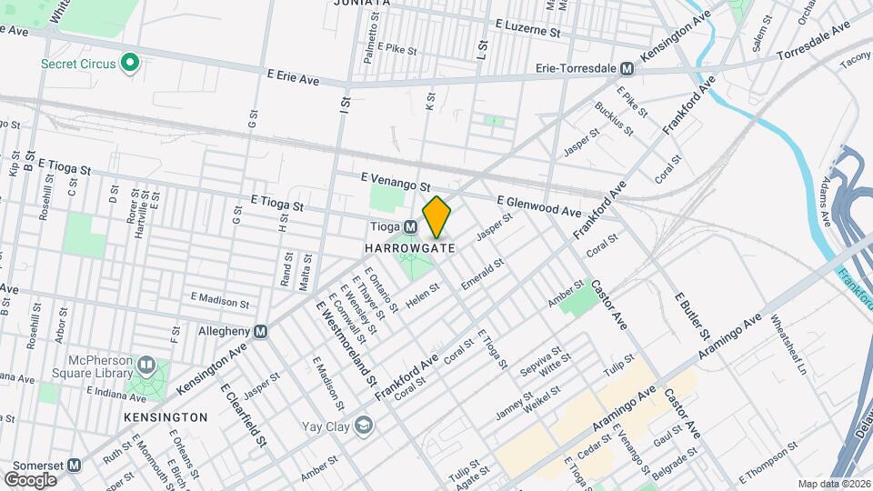 1850 Clarence St Map and Location Details