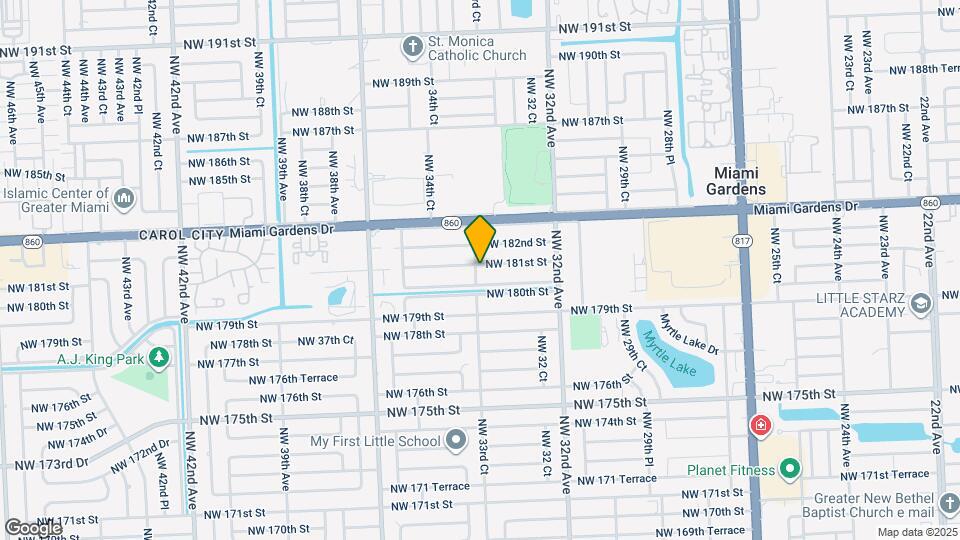 3354 NW 181st St Map and Location Details