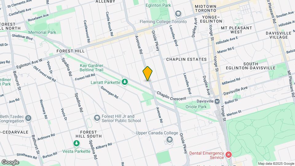 878 Avenue Rd Map and Location Details