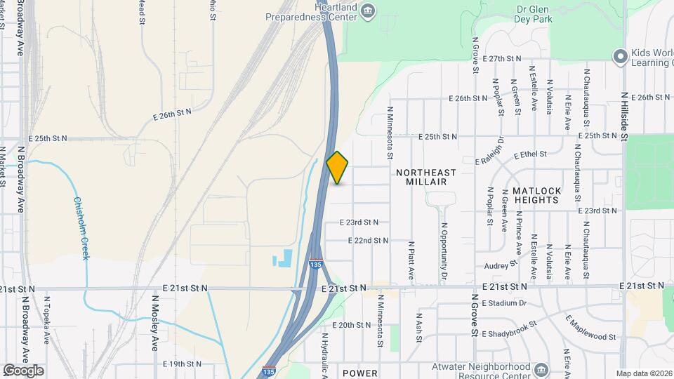 1719 E 24th St N Map and Location Details