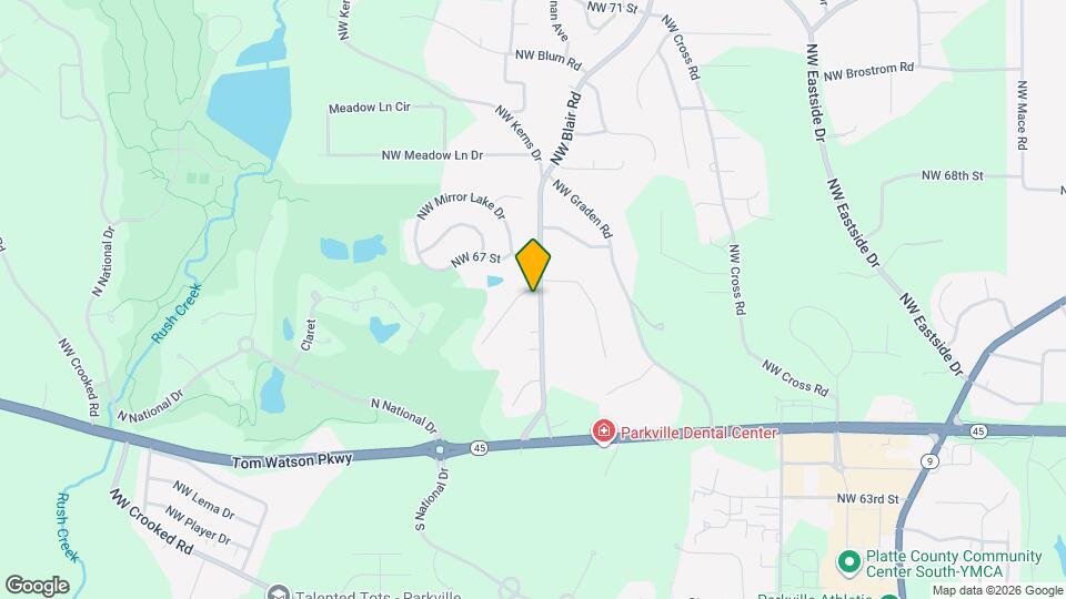 6527 NW Fairway Dr Map and Location Details