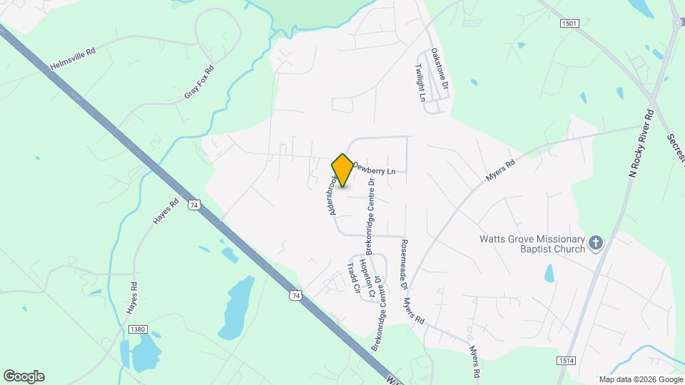 4718 Winterberry Ln Map and Location Details