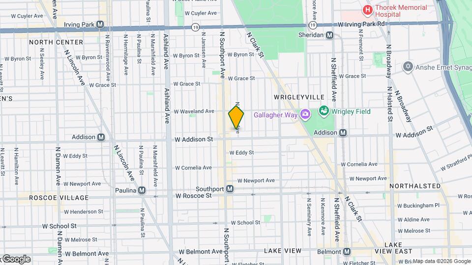 3610 N Wayne Ave Map and Location Details