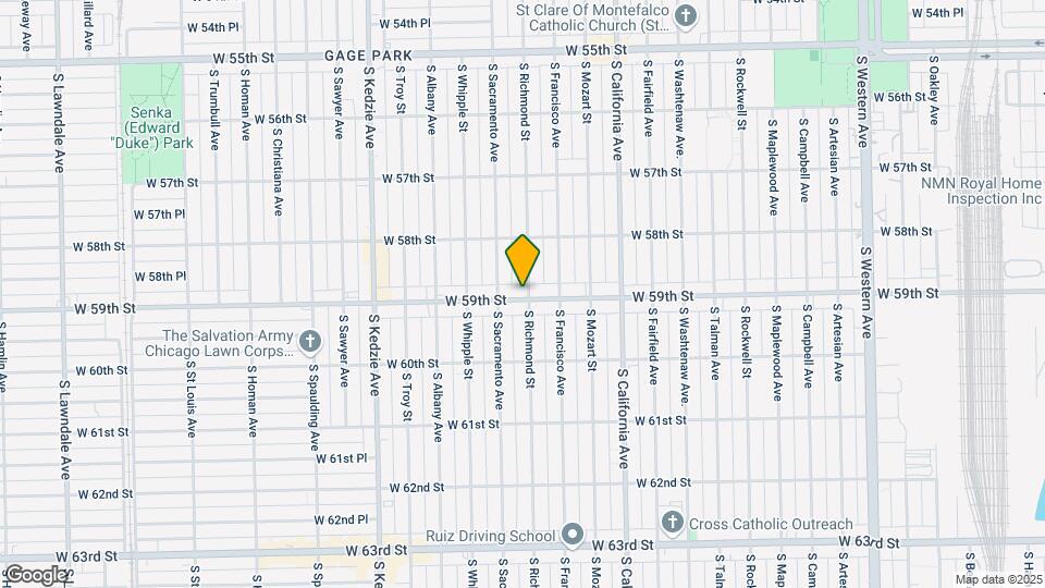 2934 W 59th St Map and Location Details