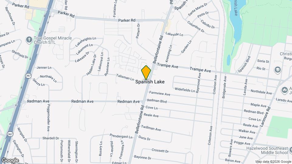 11901 Bellefontaine Rd Map and Location Details