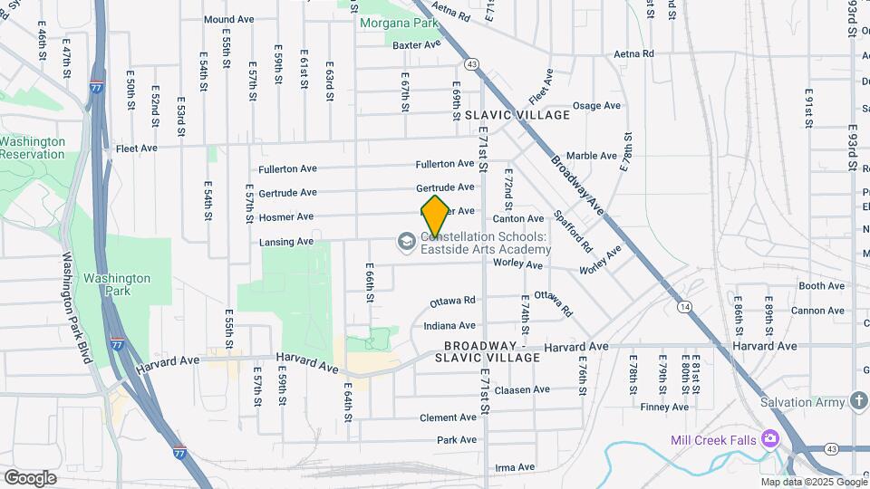 6828 Lansing Ave Mapa y Detalles de la Ubicación