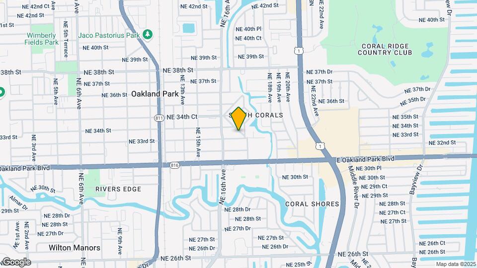 1680 NE 34th Ln Map and Location Details