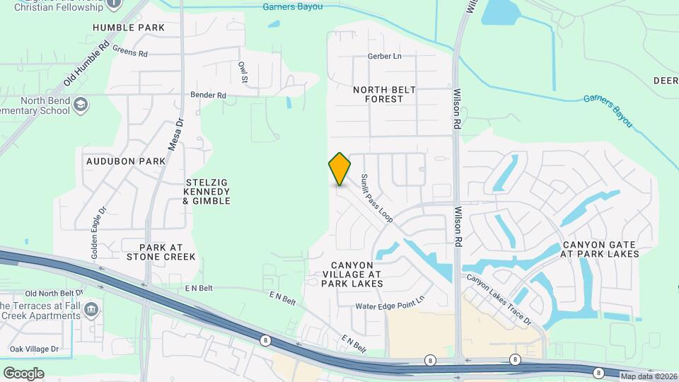 9131 Sunlit Park Dr Mapa y Detalles de la Ubicación